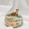 Otter Vanity Trinket Pot with Mirror