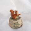 Red Squirrel Trinket Pot