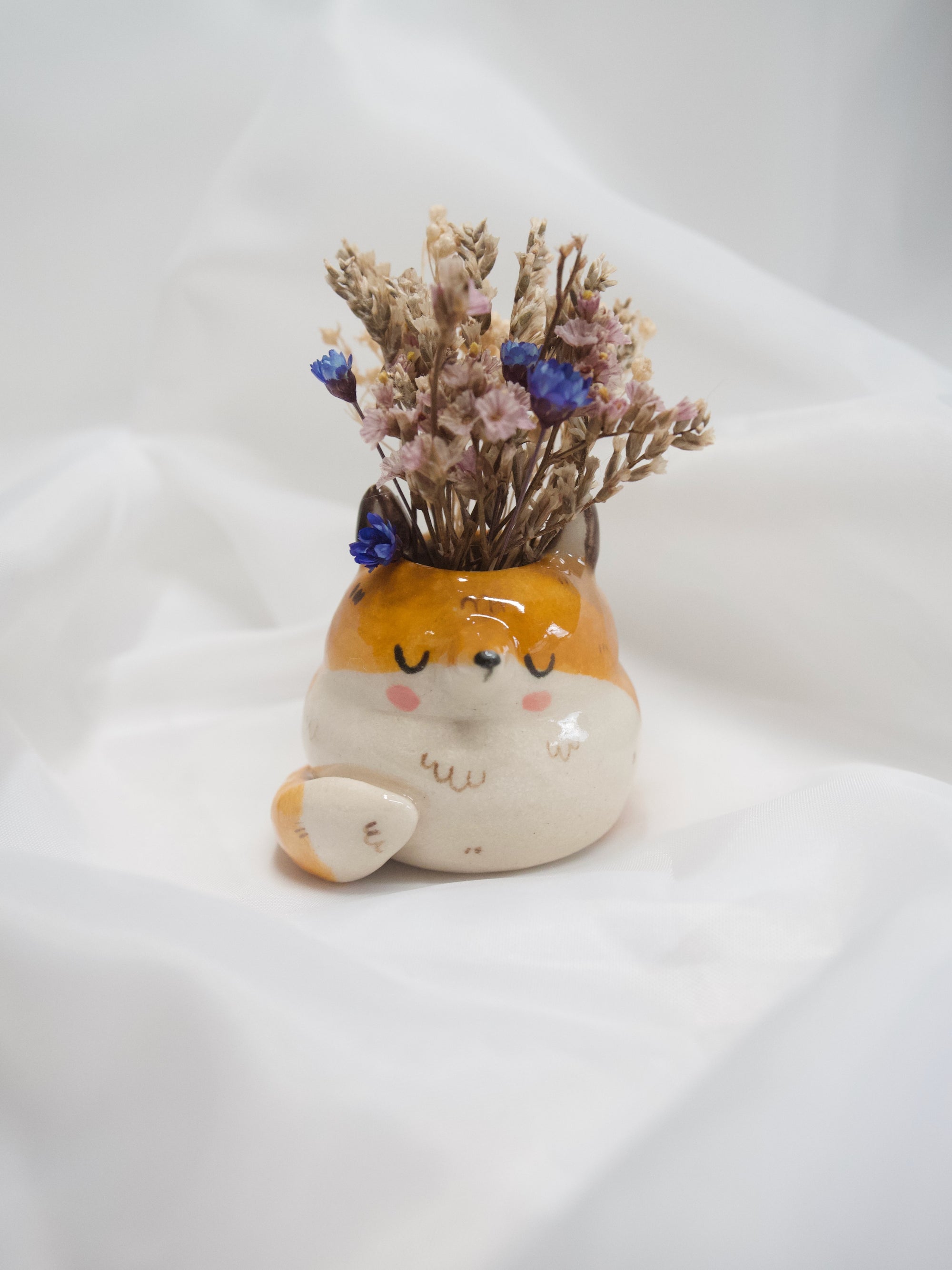 Fox Small Vase