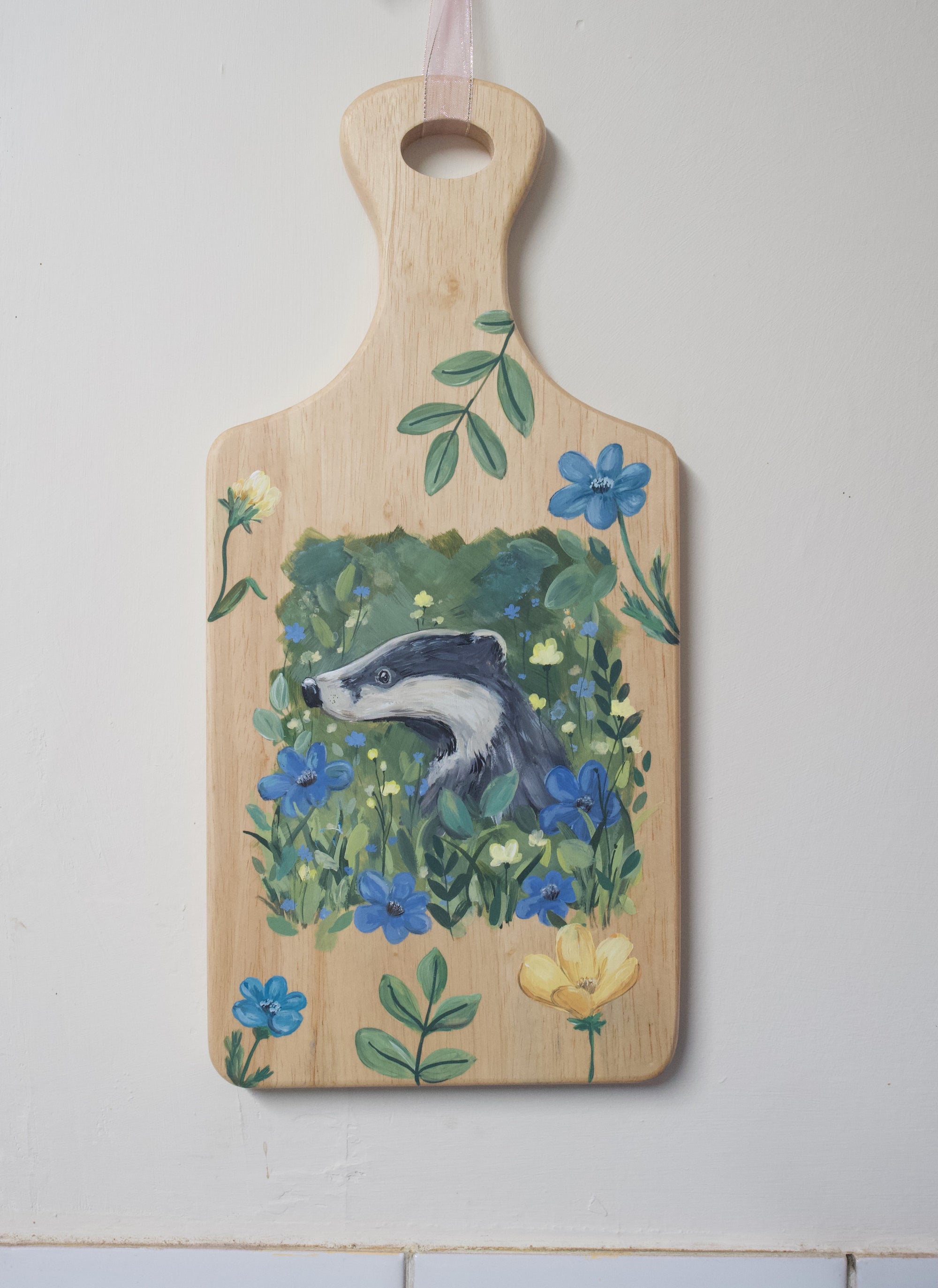 Decorative ONLY Badger Chopping Board