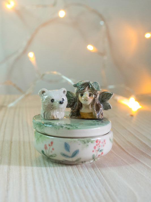 Polar Bear and Fairy Pot