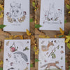 Autumnal 5x7 set of 4 prints