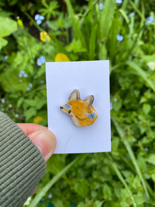 Pin: Butterfly Fox head
