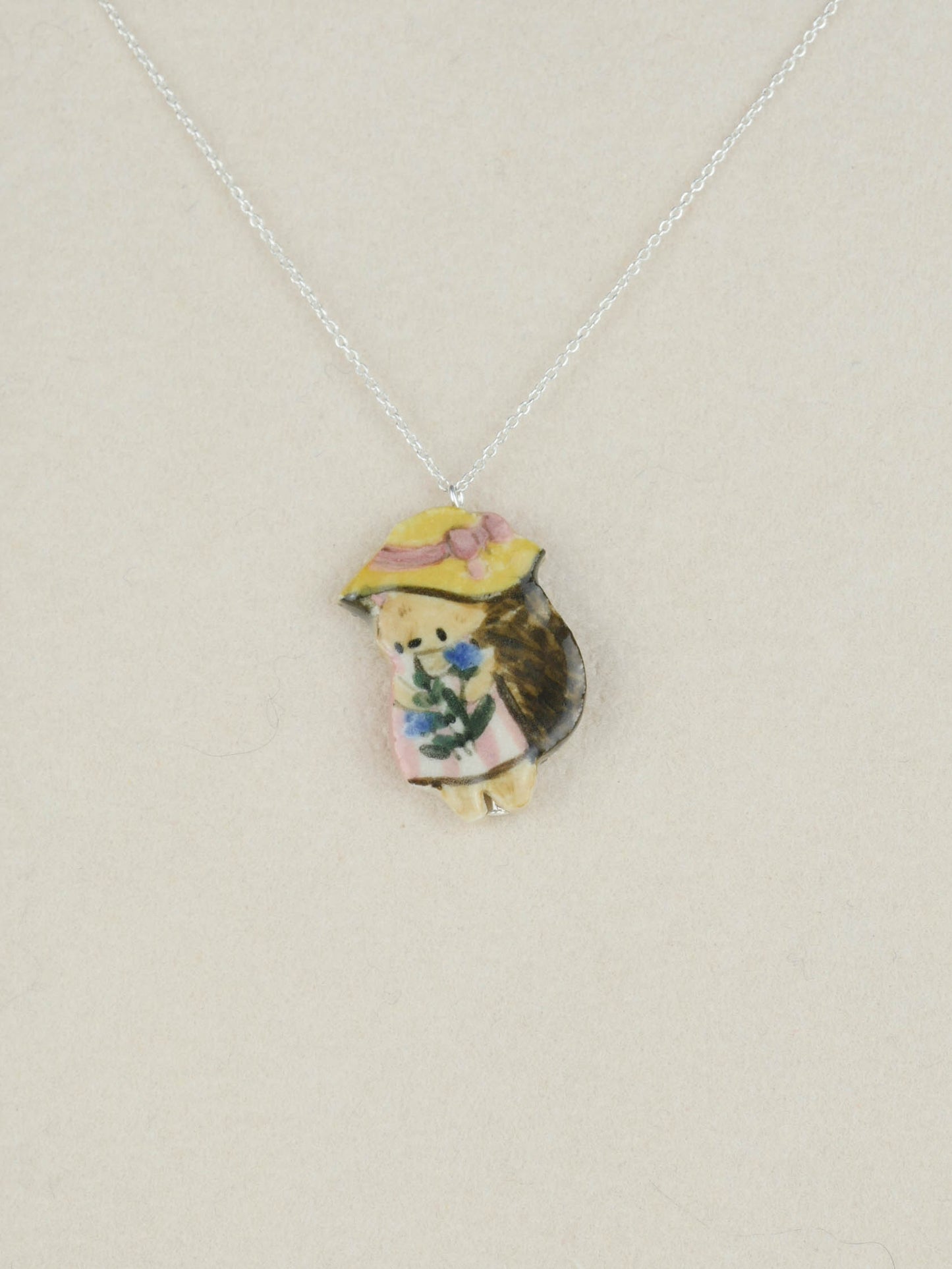 Florist Hedgehog Necklace