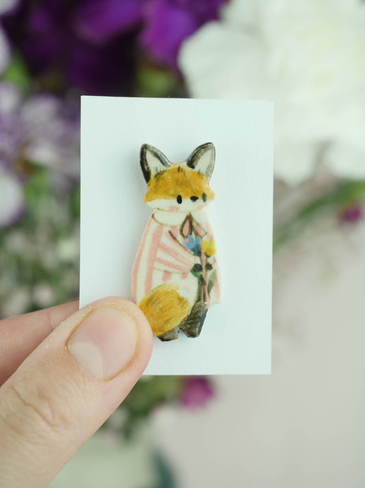 Pin: Bouquet Jacket Fox