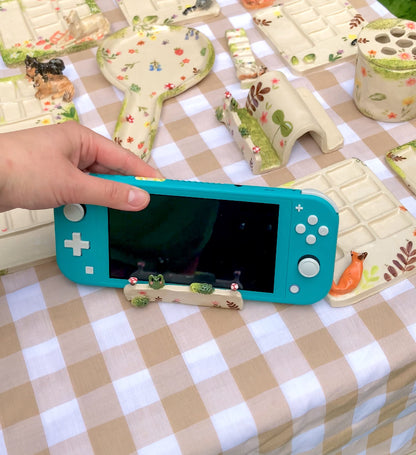 Cottagecore Ceramic Nintendo Switch Holder