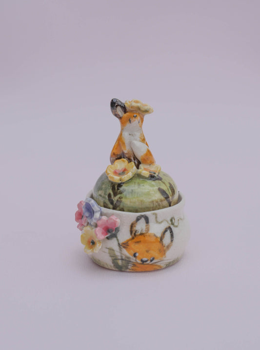 Tiny Garden Fox Pot