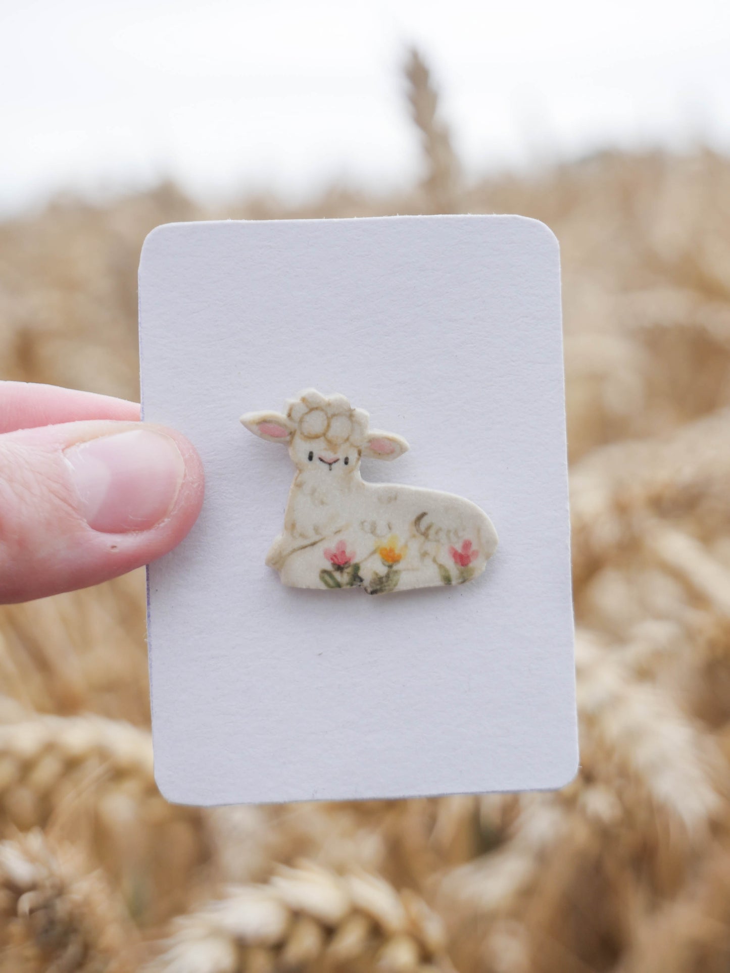 Pin: Floral Lamb