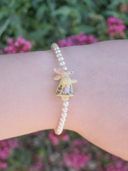 Sunshine Bunny Pearl Bracelet