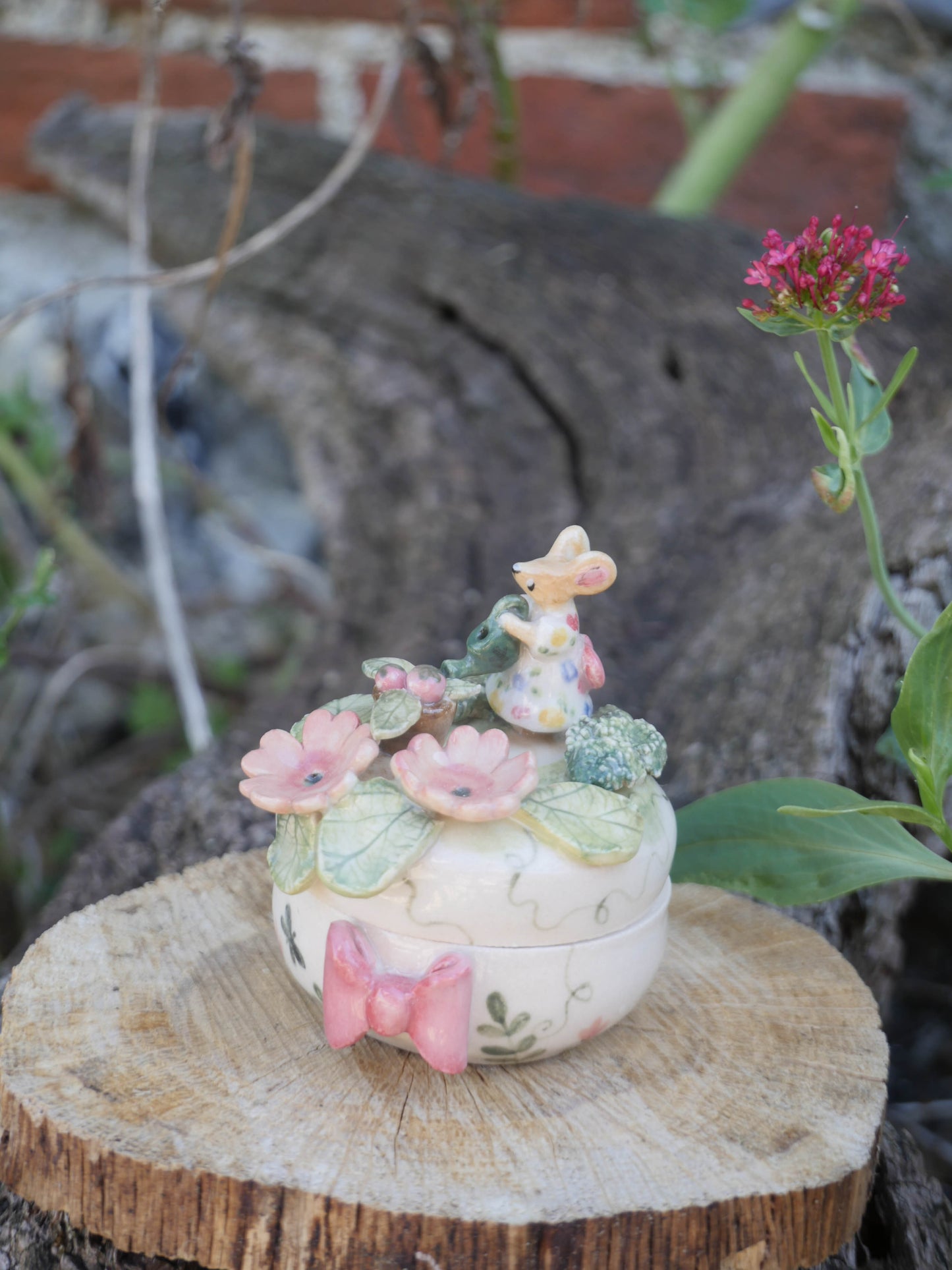 Strawberry Mouse Pot