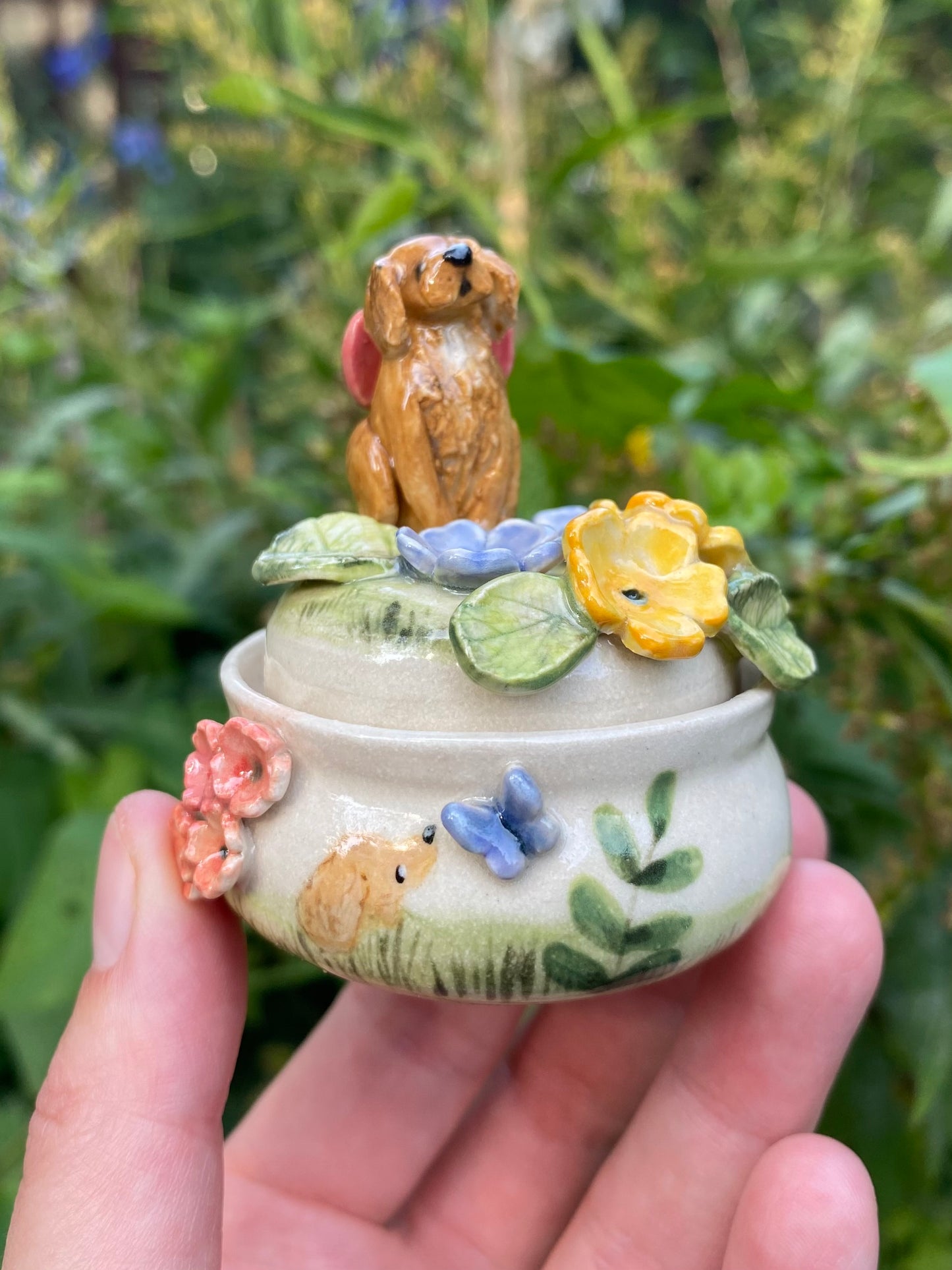 Spaniel Dog Pot