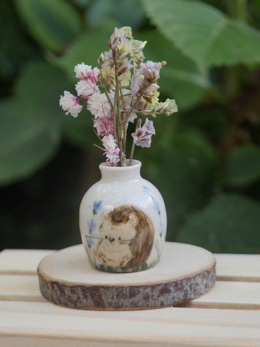 Garden Hedgehog Vase