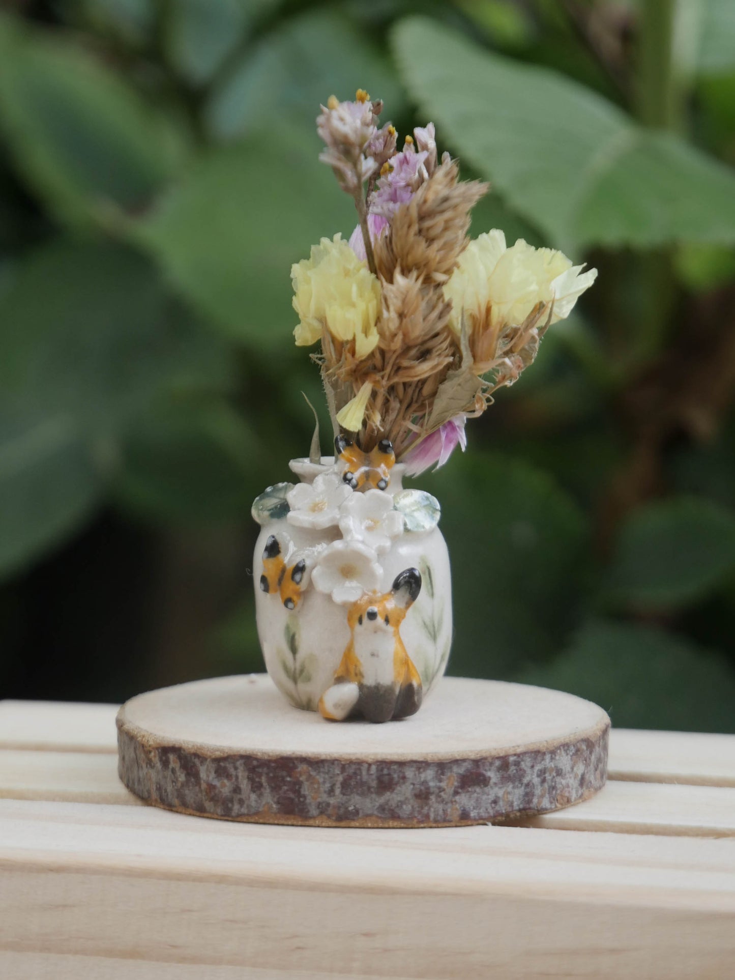 Sculptural Fox Vase