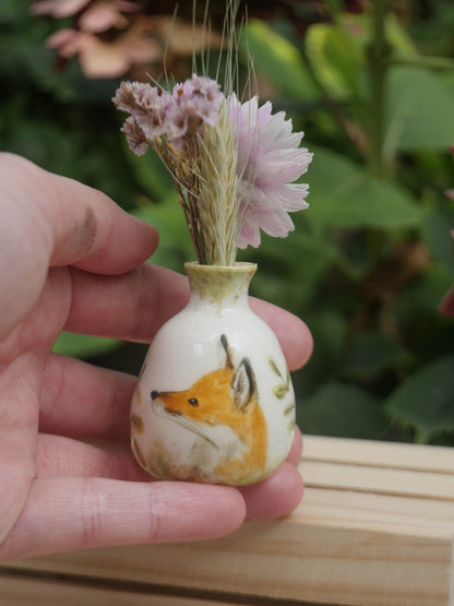 Fox Foliage Vase