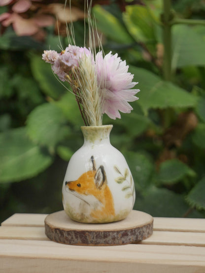 Fox Foliage Vase