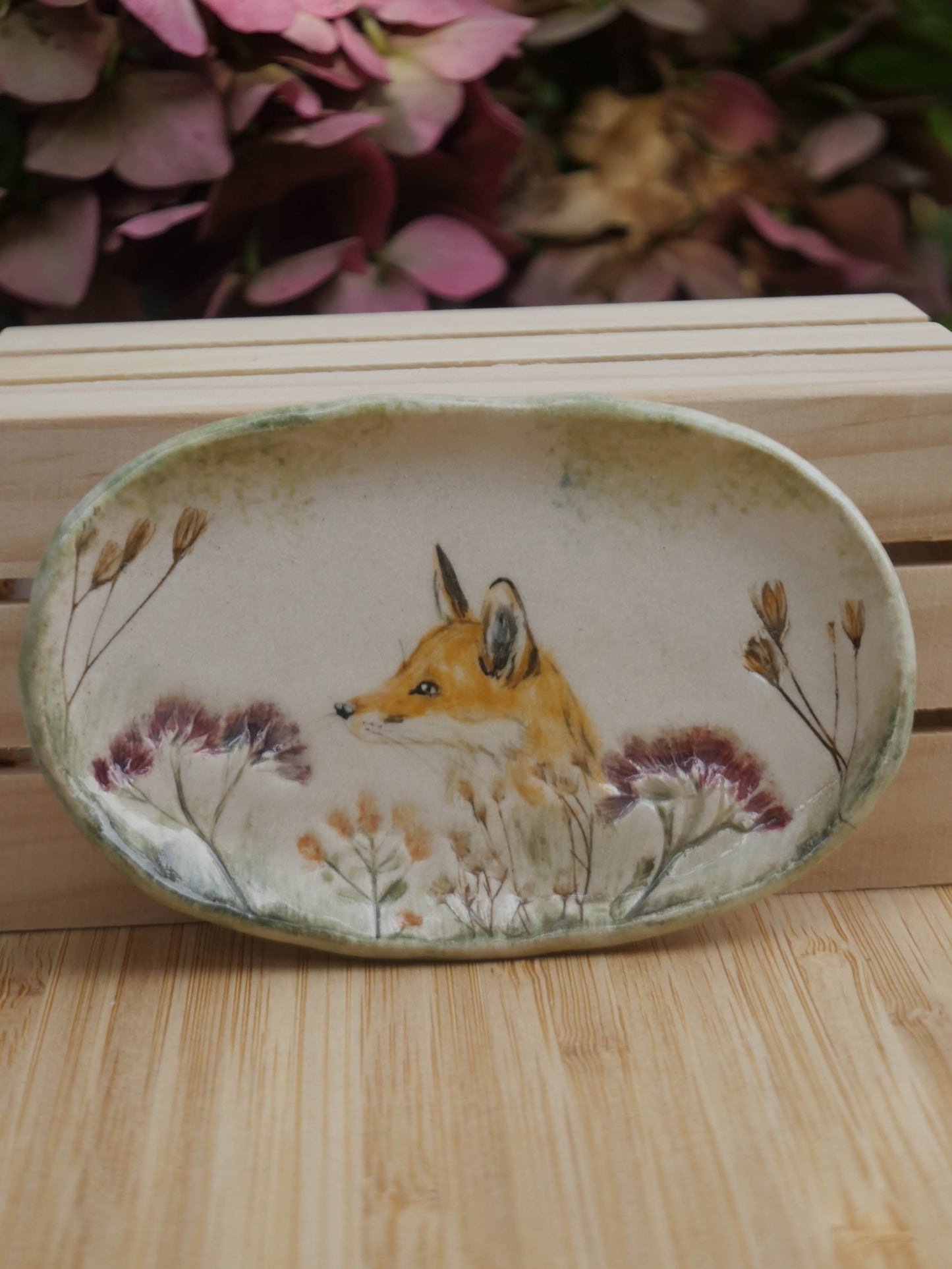 Fall Fox Trinket Plate