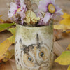 Small Owl Wall Vase