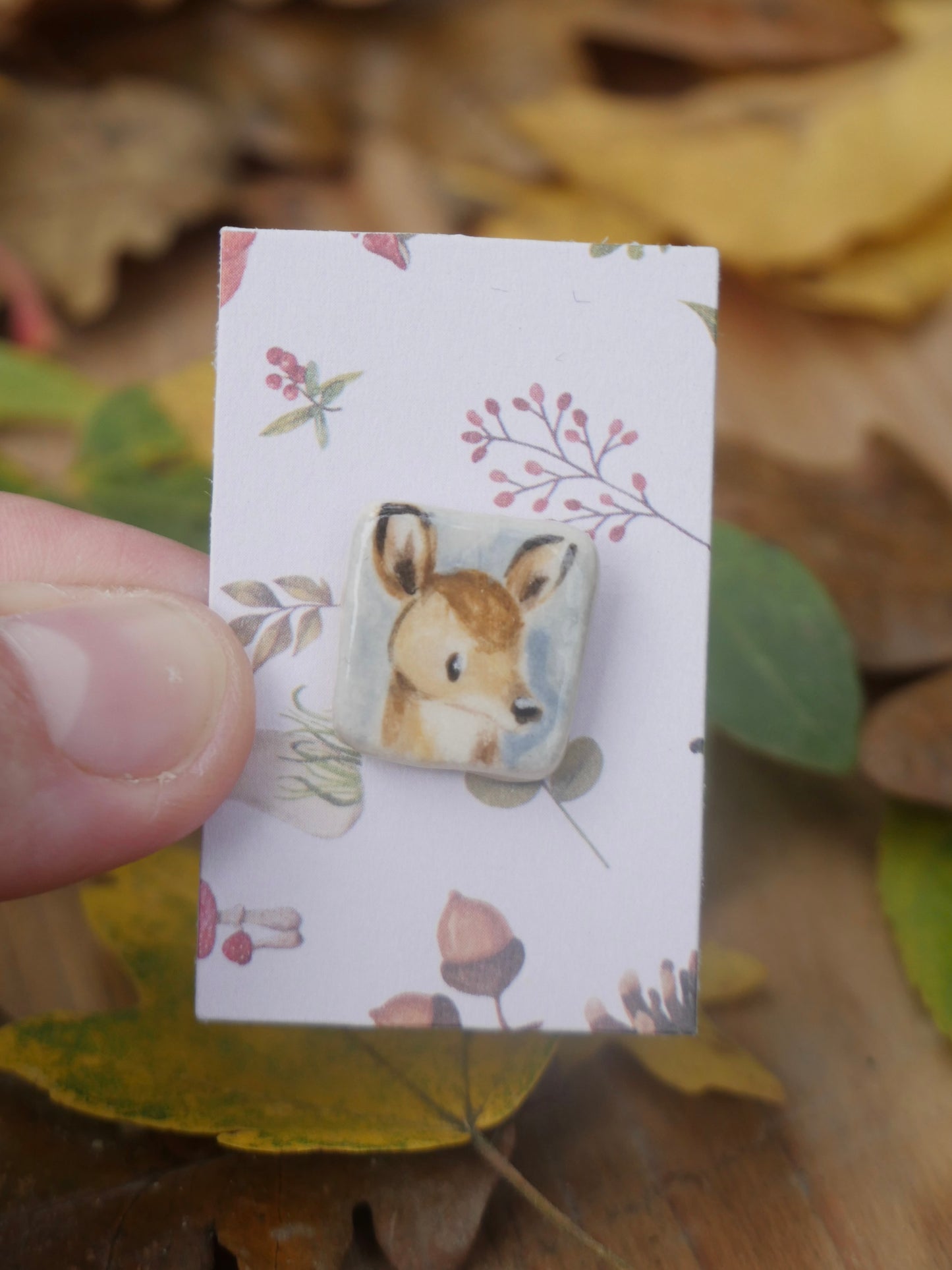 Mini Deer Pin