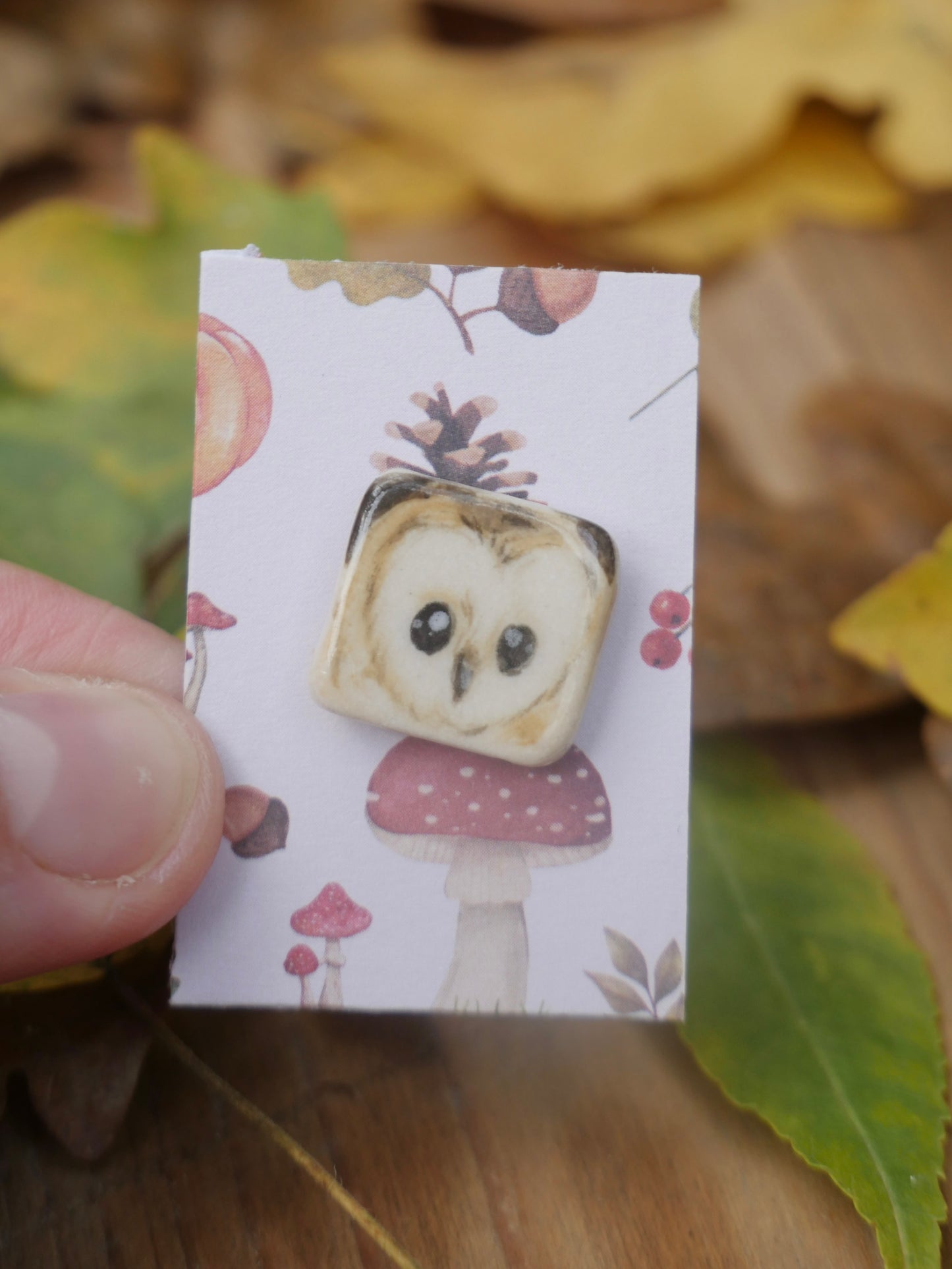 Mini Owl Pin