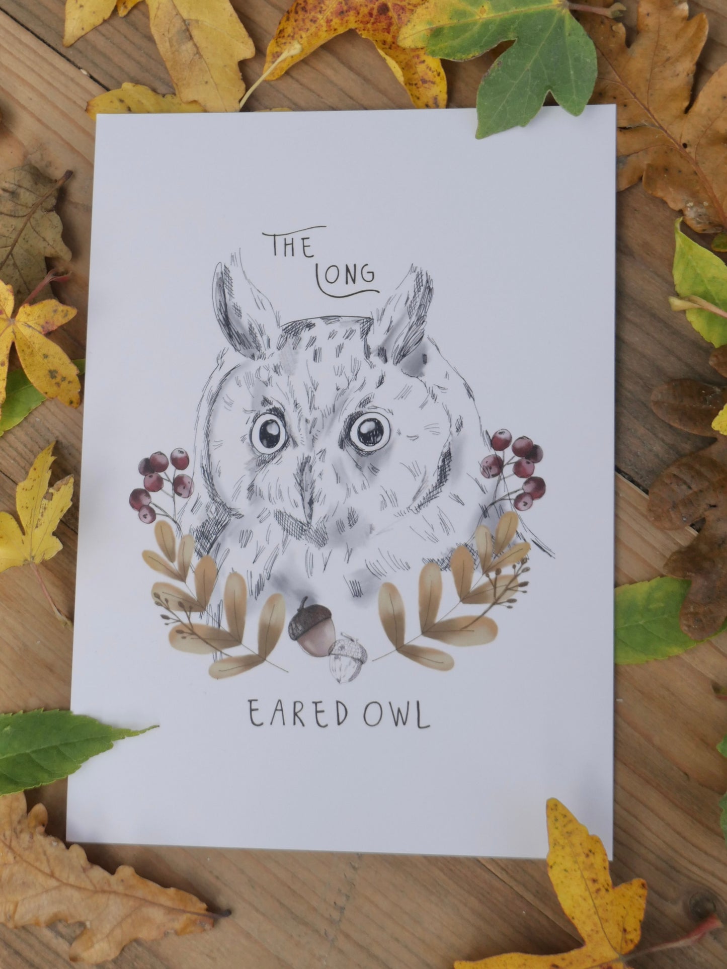 Autumnal 5x7 set of 4 prints