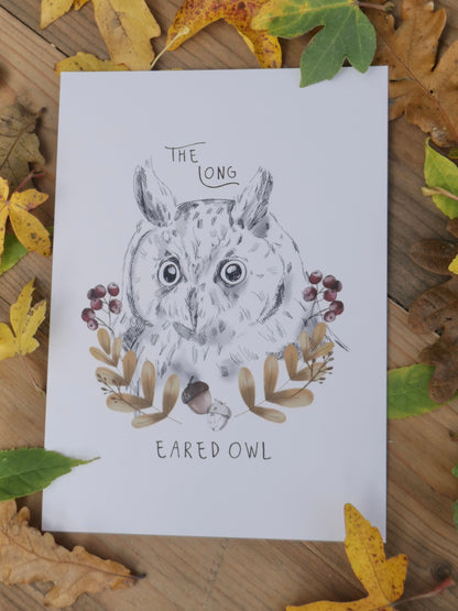 Autumnal 5x7 set of 4 prints