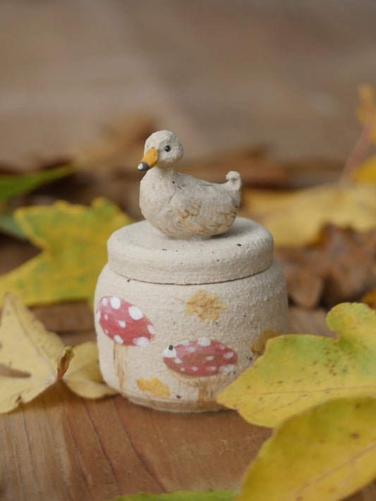 Small Duck Trinket Pot