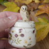 Large Owl Autumnal Pot