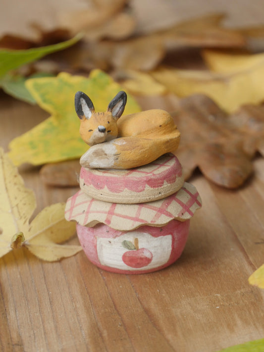 Tiny Fox Jam Pot