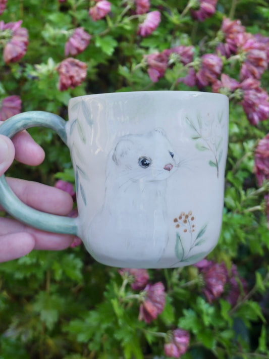 Snow Weasel Mug