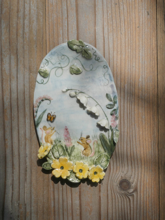 Mice Spring Day Wall Hanging.