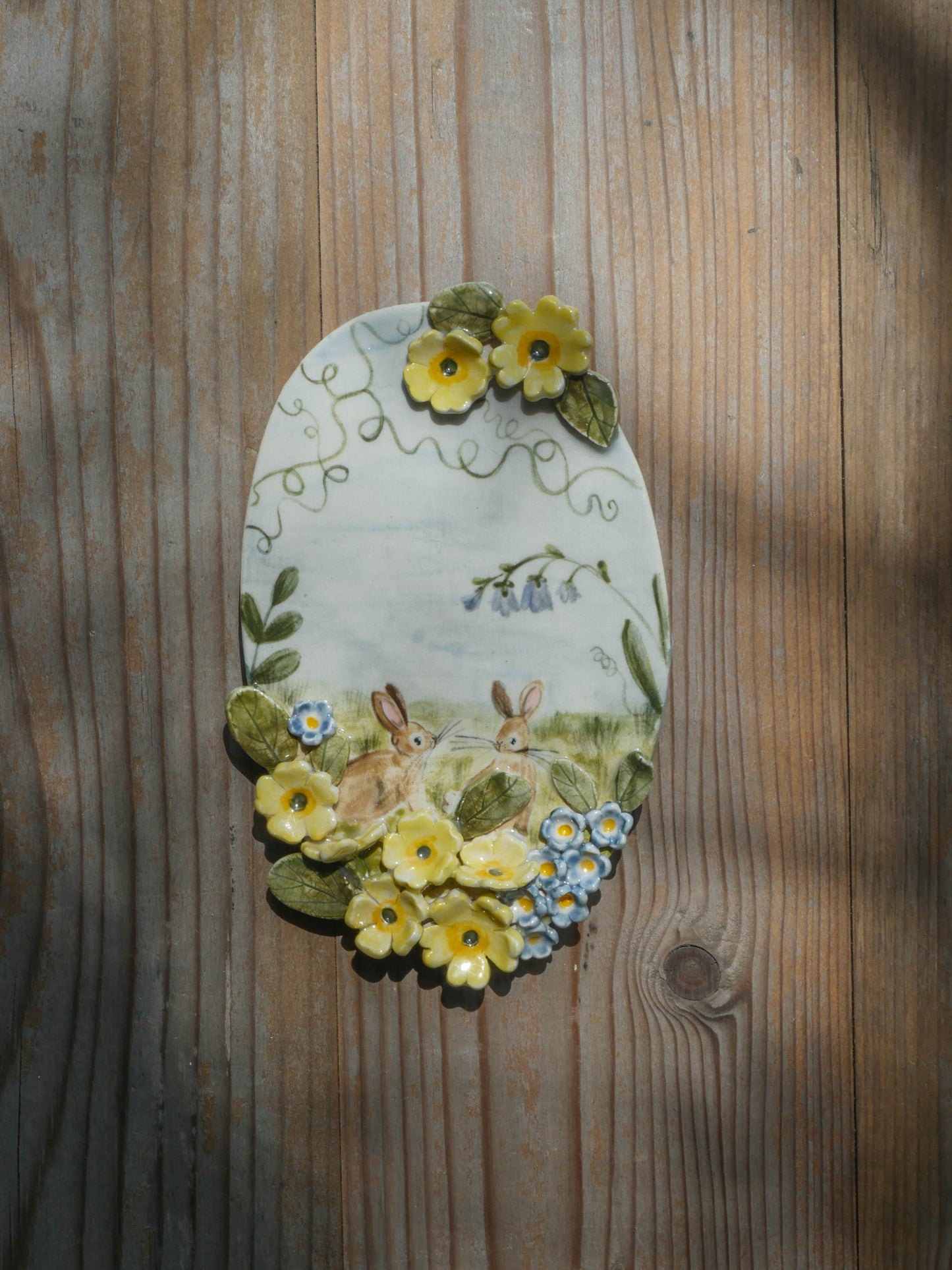 Spring Rabbit Wall Hanging