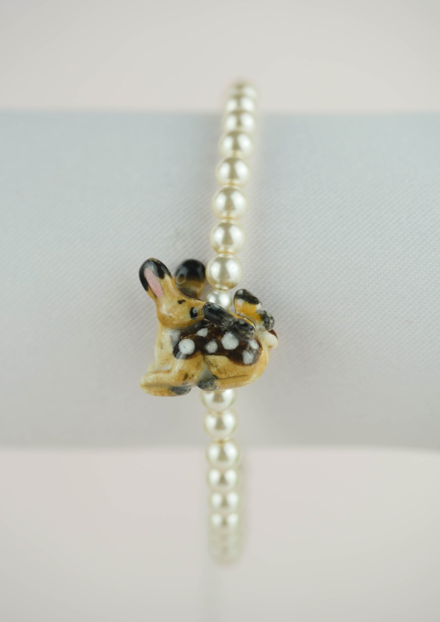 Butterfly Deer Pearl Bracelet