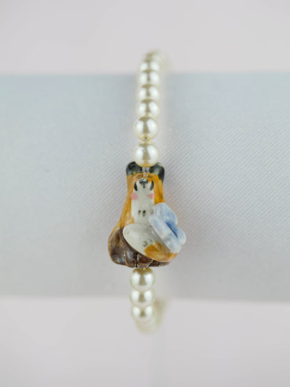 Butterfly Fox Pearl Bracelet