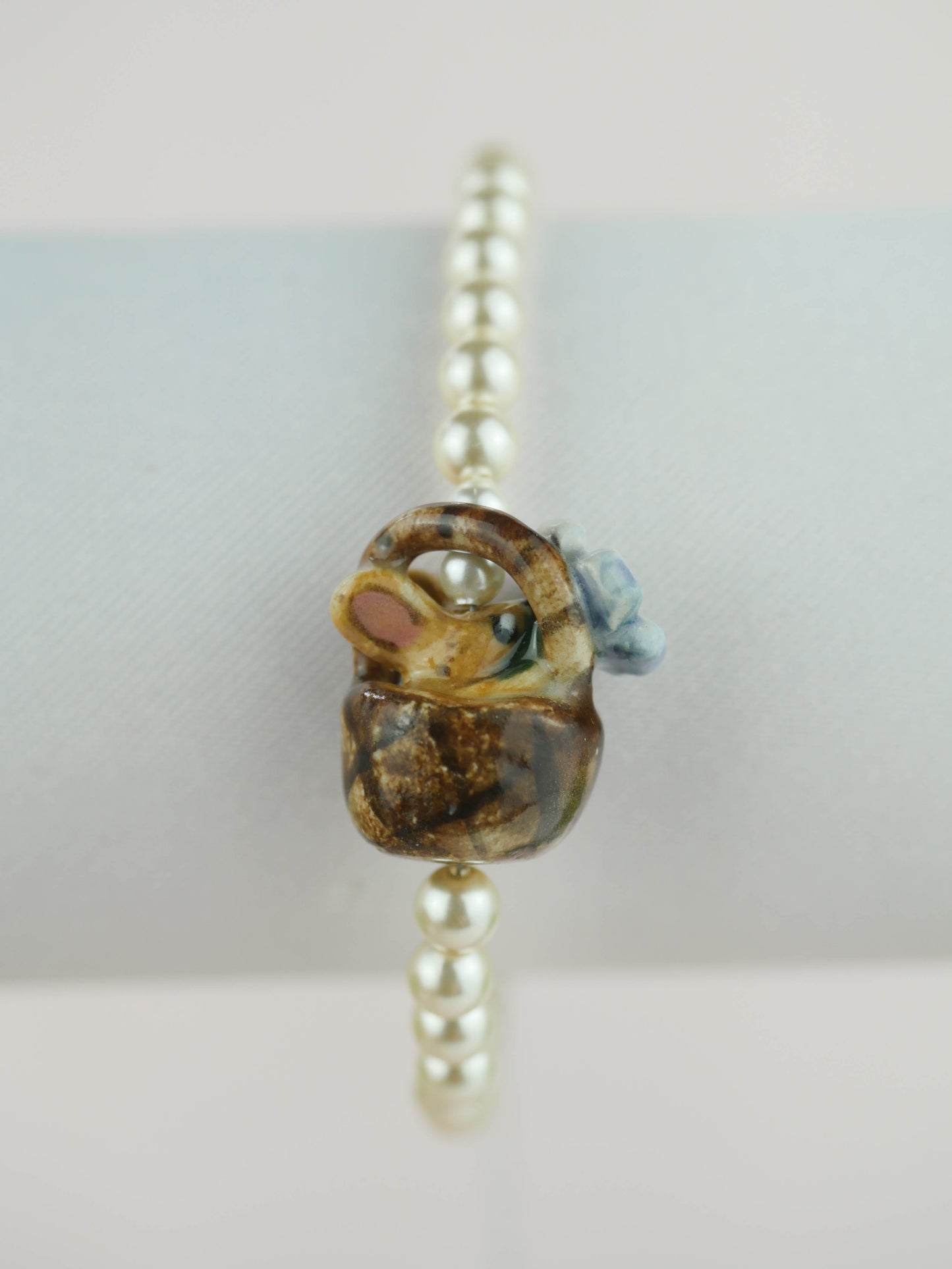 Picnic Mouse Pearl Bracelet