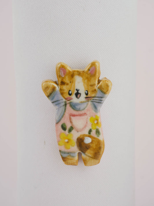 Pin : Dungaree Cat