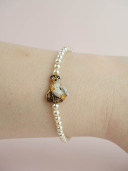 Butterfly Fox Pearl Bracelet